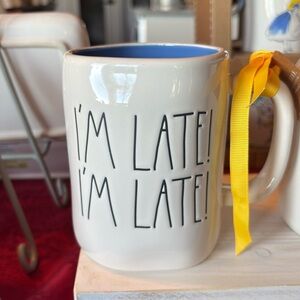 Rae Dunn I’m Late I’m Late Mug